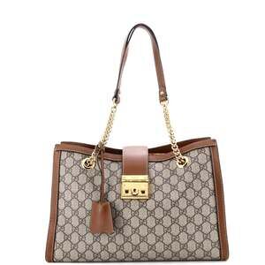 Gucci Padlock Chain Tote Gg Coated #204941G16B
